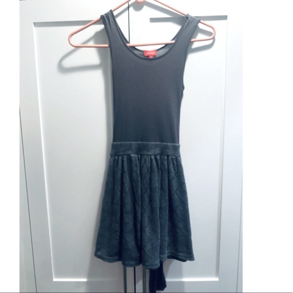Beautiful grey Ella Moss Girls fancy bottom tank dress special occasions Size 12